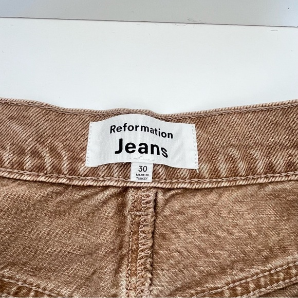 Reformation Tan Denim Skirt - Picture 9 of 15
